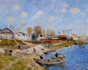 阿尔弗莱德 西斯莱 : Sand on the Quayside, Port-Marly